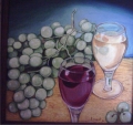 Grappe de raisin et du vin (artiste: mast)